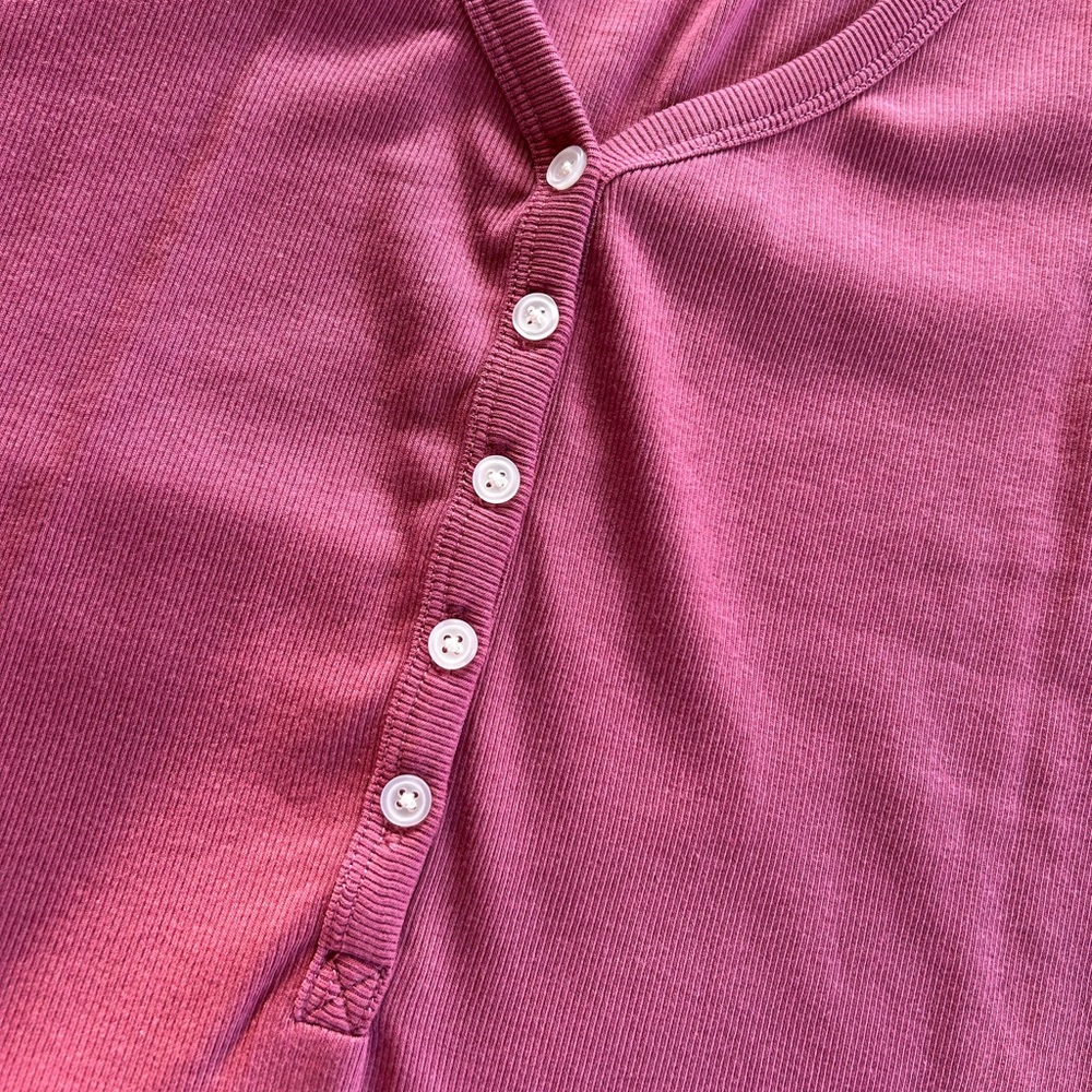 NWT A New Approach Ribbed Henley Tank - Picture 3 of 6